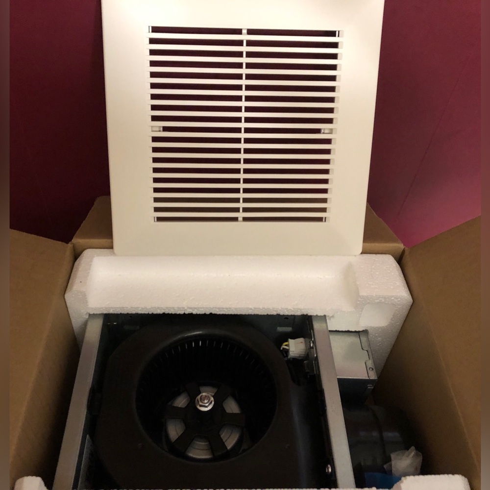 Panasonic 70-90 CFM 0.7-1.5 Sones Whisper Boost Bath Fan - Picture 3 of 4
